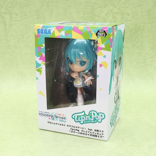 Vocaloid Hatsune Miku 5in Figure PVC Statue Colorful Stage Tip’n’Pop SEGA Japan - Picture 3 of 4
