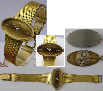 Seltene mechanische original GLASHÜTTE Damenarmbanduhr GUB 09-20 DDR  Zeit