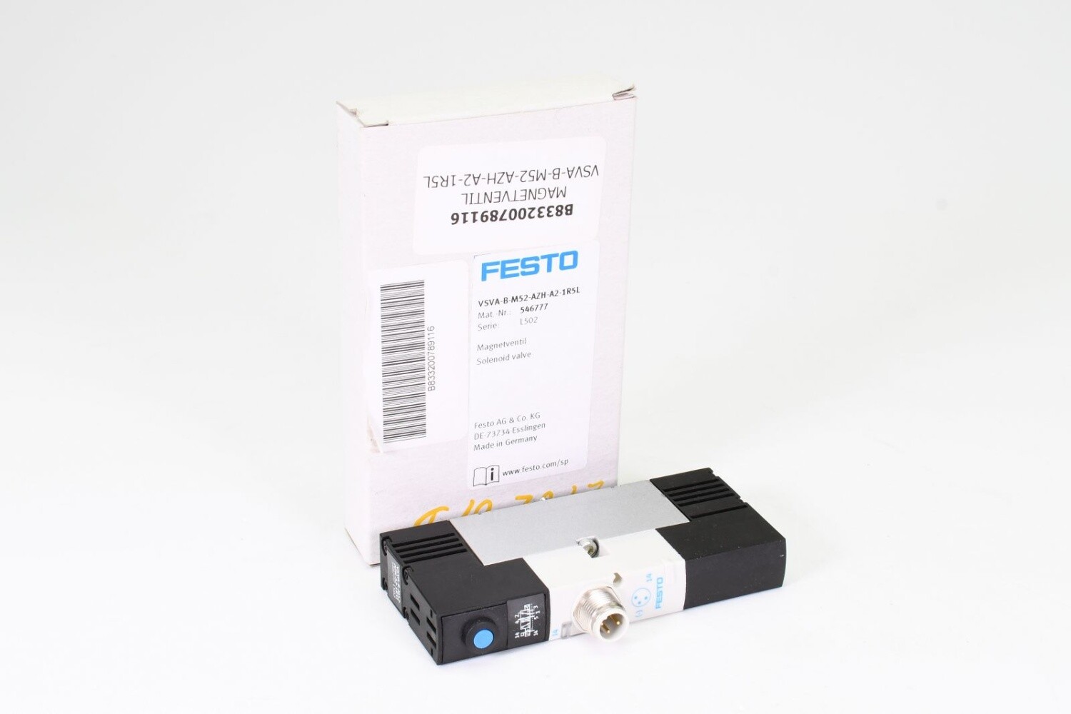FESTO 546777, VSVA-B-M52-AZH-A2-1R5L, Solenoid valve