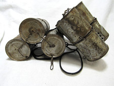 Native American Indian Girls Stomp Dance Cans 12 Shakers 2x3's No Leathers Older