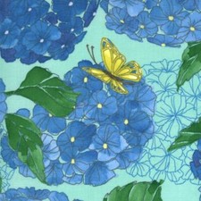 Cottage Bleu By Robin Pickens For Moda - Dewdrop Hydrangeas 48690-13