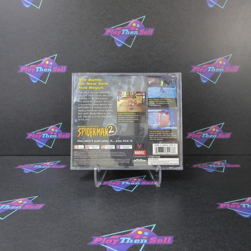 Refurbished Spider-Man 2 Enter Electro PS1 PlayStation 1 + Reg Card Complete .. - Picture 2 of 5