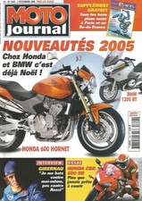 MOTO JOURNAL N°1642 HONDA 600 HORNET / HONDA CBR 600 RR / BMW R1200 RT