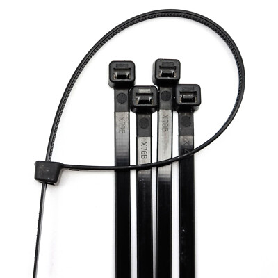 Kabelbinder | SCHWARZ - UV- Beständig |  Hohe Zugfestigkeit | 10 - 5000 Stück