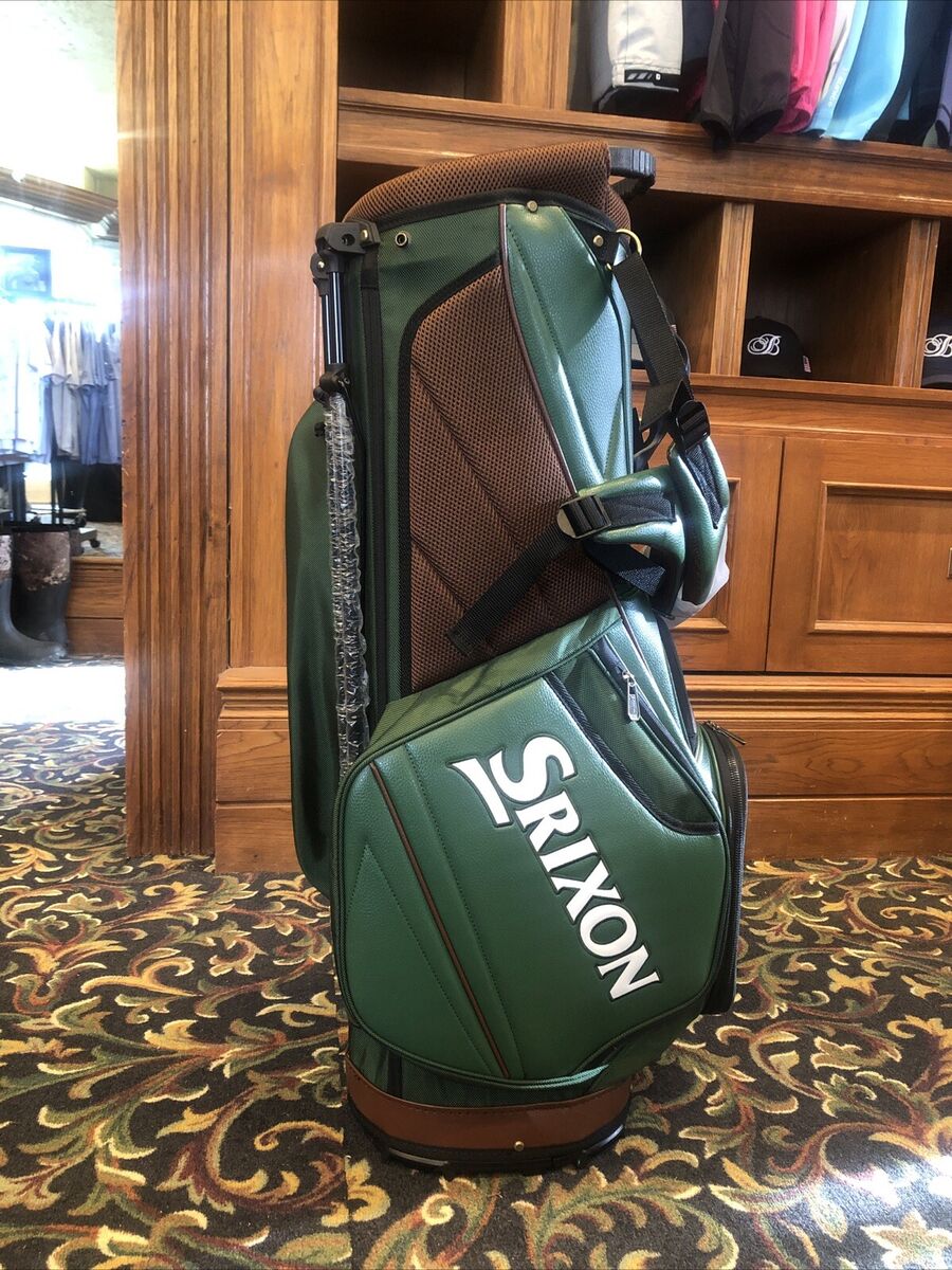 BRAND NEW 2025 Srixon SRX Green/Brown Masters Golf Stand Bag BRAND NEW 2025 Srixon SRX Green/Brown Masters Golf Stand Bag