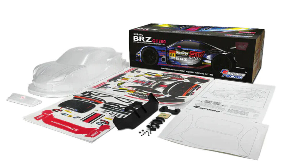 こんにちわんこそば専用　1/10 SUBARU BRZ GT300 R/Cカバー こんにちわんこそば専用 1/10 SUBARU BRZ GT300 R/Cカバー
