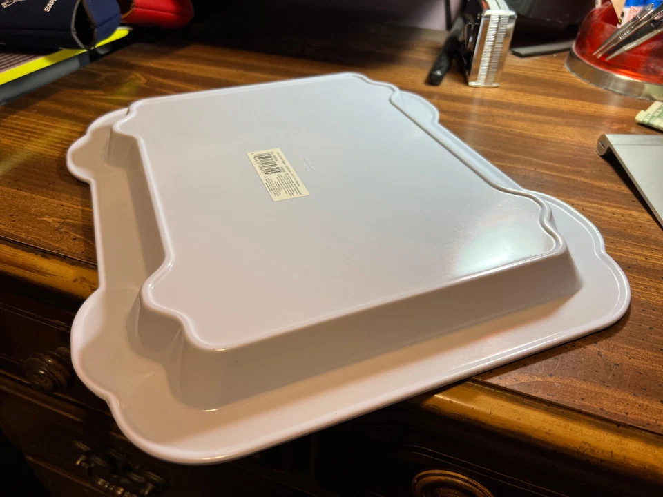 One Hawaiian Luau Party Melamine Tiki Bar Tropical Bar Party Tray Amscan - Image 4 of 4