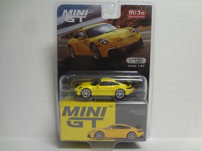 Mini GT PORSCHE 911 GT3 Racing Yellow 1:64 MGT00565 | eBay