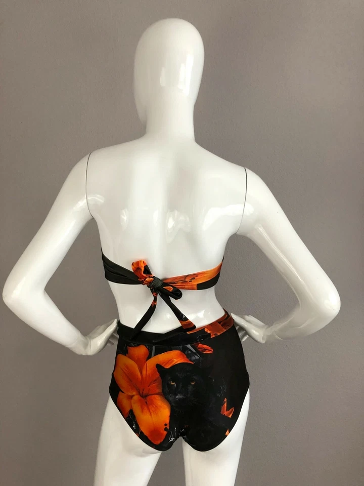 Traje de baño We Are Handsome para mujer de dos piezas con flores talla XS Foto 3 de 4