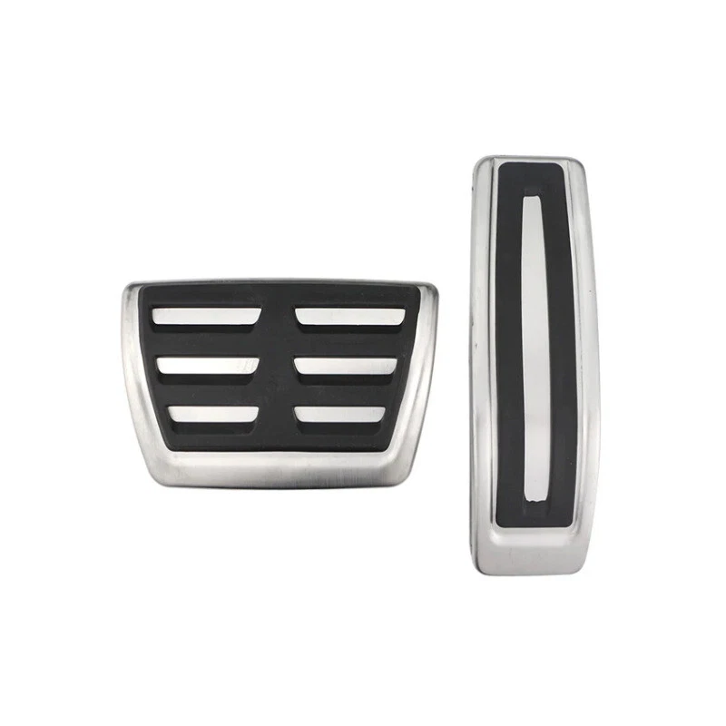 Cubiertas de pedal de freno de gasolina de coche LHD de acero aptas para Audi Q7 Volkswagen Touareg Cayenne Foto 4 de 4