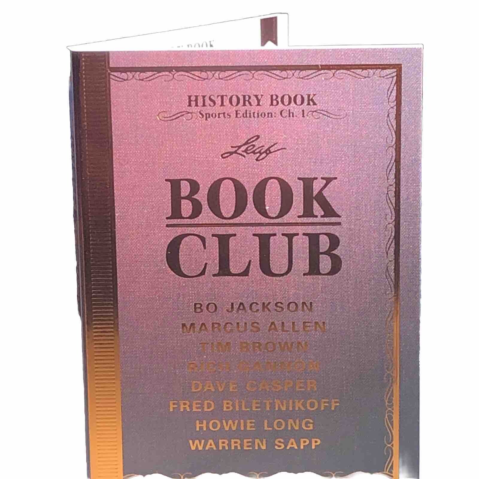 💥 2023 Leaf History Book Club Raiders 8 Autos Jackson Allen Brown Sapp