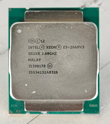 Intel Xeon E5-2660 V3 SR1XR 2.6GHz 25MB 8GT/s LGA2011 Socket CPU Processor