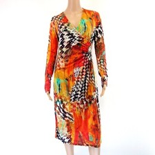 Kleid 38 42 Klaus Dilkrath Bunt Kd12 Damen Figurbetont Stretch Noemi Blumen Neu