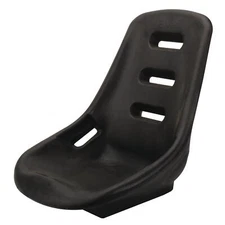 EMPI 62-2400 Polyethylene Low Back Comfort Bucket Seat, Black