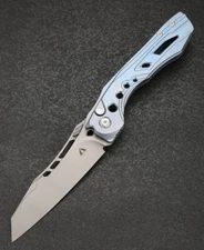 CMB Devourer CMB-16D Titanium Handle M390 Steel Camping Pocket Folding Knife