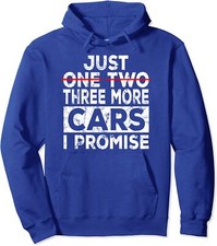 Just One More Car I Promise Mechanic Car Lover Garage Unisex Hooded Sweatshirt