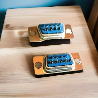two amphenol connector DB9 . 9 pin .Female Socket Connector