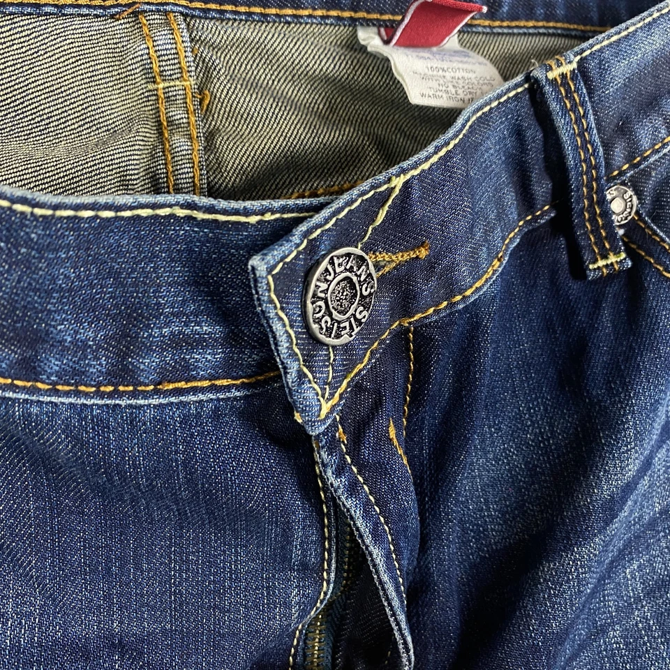 John B. Stetson 1014 Rocker Fit Boot Leg Jeans Mens 42x38 Western Cotton X - Image 3 of 4