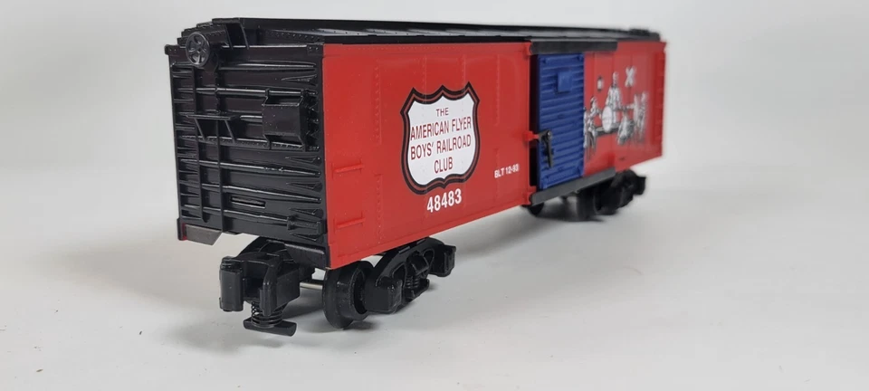 S-Gauge Lionel American Flyer 6-48483 Boy's Club Box Car - NIB - Image 4 of 4