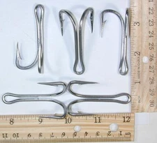 5 7/0 7982HS SS Double Prong Tuna dorado hardbait trolling Lure hooks