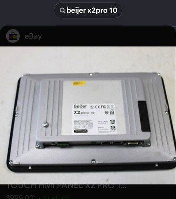 Beijer X2 pro 10-B2 Touch Panel HMI 10 in Color Touchscreen Display
