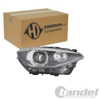 Diederichs BI-XENON LED Scheinwerfer Mit LWR LED-TFL Rechts Passend FüR BMW 1Er