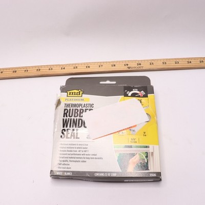 M-D Window Seal for Large Gaps Rubber 5/16'' x 19/32'' x 10Ft - Slightly Dirty