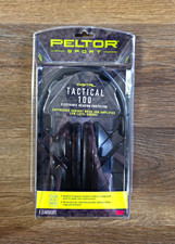 Peltor Sport Tactical 100 Electronic Shooting Earmuffs 22 dB NRR Black