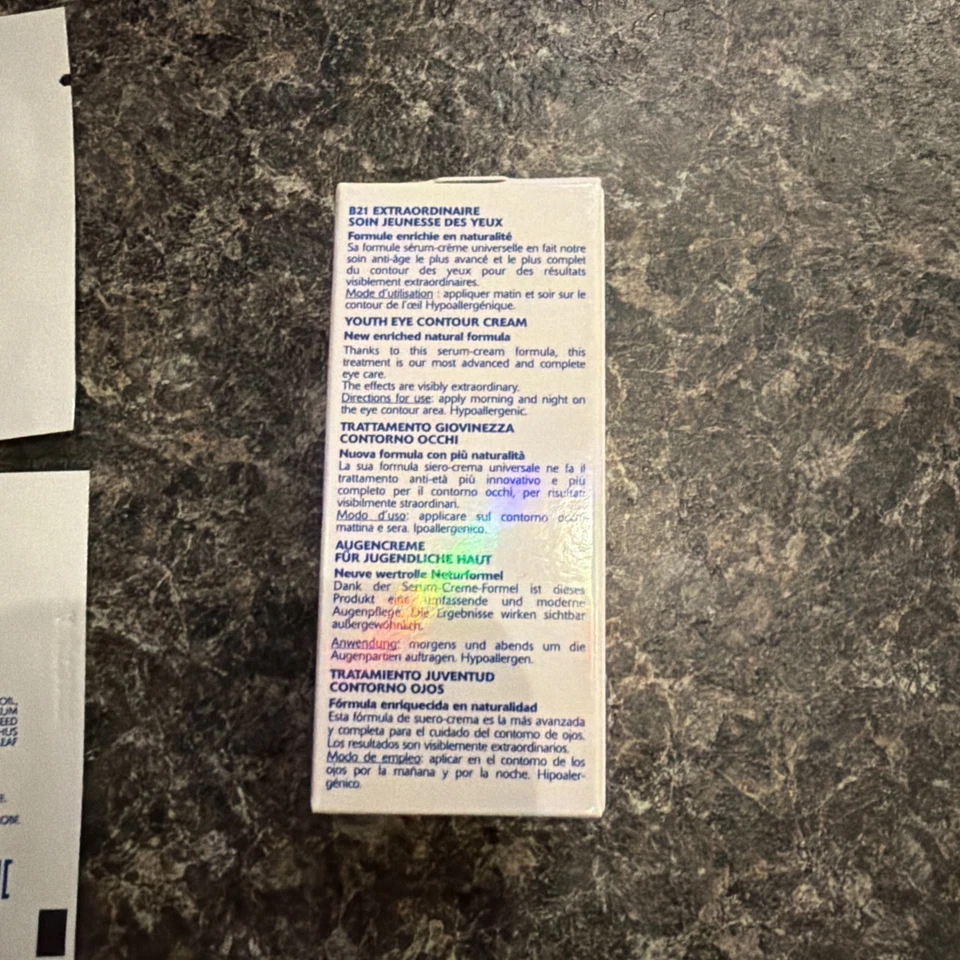 Crema Contorno de Ojos Juvenil Orlane B21 Extraordinaire 3ML + 2. X 1,5 ml nuevo 6 ml en total Foto 2 de 4