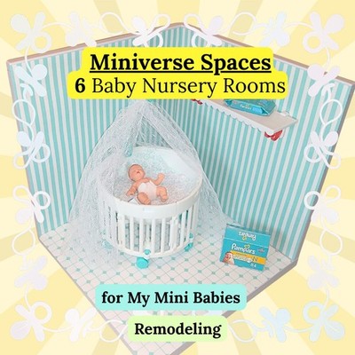 My Mini Baby Nursery Room Miniverse Spaces Room Makeover Diorama Kit