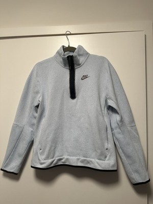 Nike Sportswear Tech Fleece 1/2 Half-Zip Pullover Sweatshirt Men's Small Blue