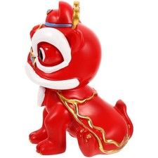 Lion Sculpture Adornment Mini Lion Decoration Office Home Resin Lion Ornament