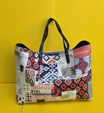 Tory Burch Multycolor Double Handles Shoulder Tote Bag Size XLarge