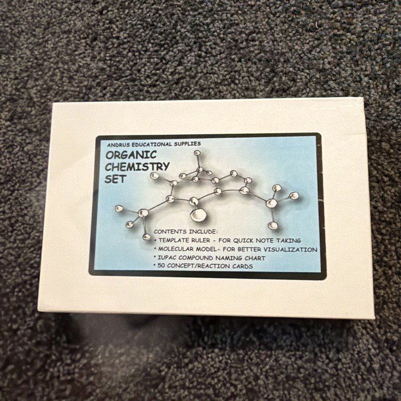 Andrus Educational Supplies Organic Chemistry Set, Complete