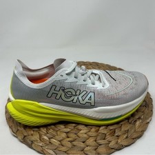 HOKA ONE Mach X2 Running Shoes Frost Citrus Size 9.5 Men's