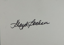 Autogramm amerikanischer Film- und TV Schauspieler Lloyd Bochner (122380)
