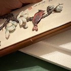 Yulan Chinese Framed Bird & Flower Prints Set of 2 Signed Calligraphy — photo 5