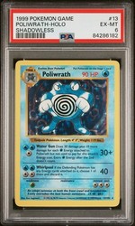 Poliwrath 13/102 Base Set Shadowless Holo Rare