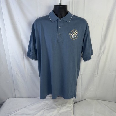 Extreme Performance Men's   Central Oklahoma Hemerocallis Society Polo XL Blue