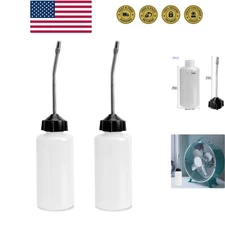 2PCS Sewing Machine Oiler, 120ml Screw on Cap Extended Spout Oil Bottle Sewin...