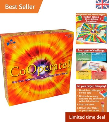 CoOperate! Schnell sprechendes Brettspiel für Familien und Jugendliche - 4-12 Spieler