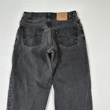 VTG Levis 560 Jeans Mens 34x32 Black Loose Tapered Leg 90’s Made in USA