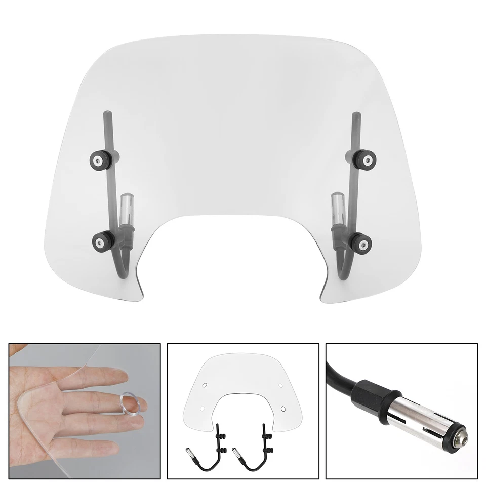 Parabrisas ABS para motocicleta para Vespa Sprint 150 2016-23 Foto 2 de 4