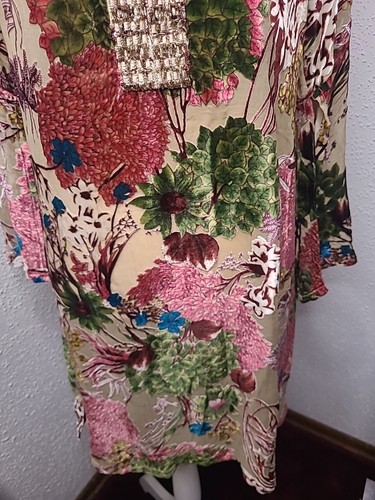 Tracy Porter Tunika Seidenkleid Perlen Blumenmuster Größe S Beschreibung lesen - Bild 4 von 11