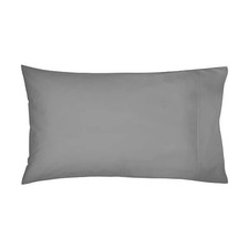 Image of Bedeck of Belfast 300 Thread Count Standard Pillowcase Charcoal