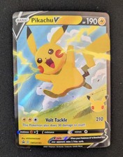 Pikachu V SWSH143 Sword & Shield Celebrations Ultra Rare Holo Promo Pokemon Card on eBay