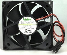 1pcs Nidec 80 80 25mm 8cm DC 24V 0.165A U80T24MS4A7-51 2 wire cooling fan