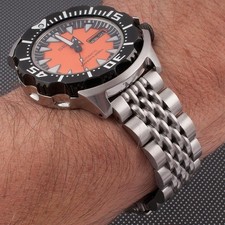 Beads of Rice Jubilee Watch Bracelet Band Strap Stainless Steel Mesh Engineer