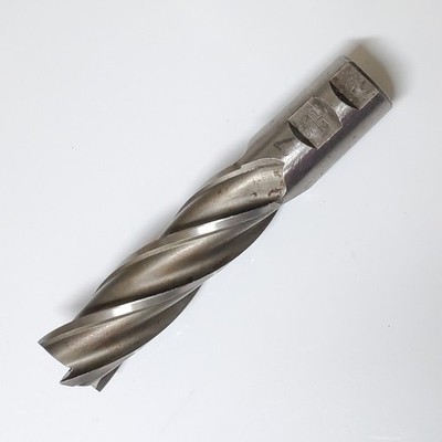 1.210  x 1-1/4  4-flute end mill, 3-7/8 LOC, 6-3/8  OAL, HSS, good condition