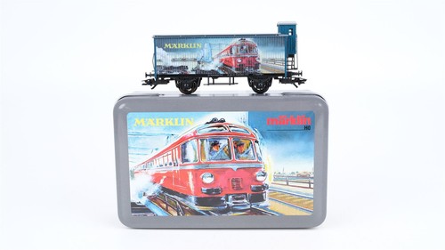 Märklin H0 48215 Sondermodel Kühlwagen mit Bremserhaus Modellbahn Treff Göppinge | Zustand: Gebraucht
